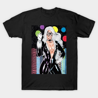 Black Cat - Night City T-Shirt